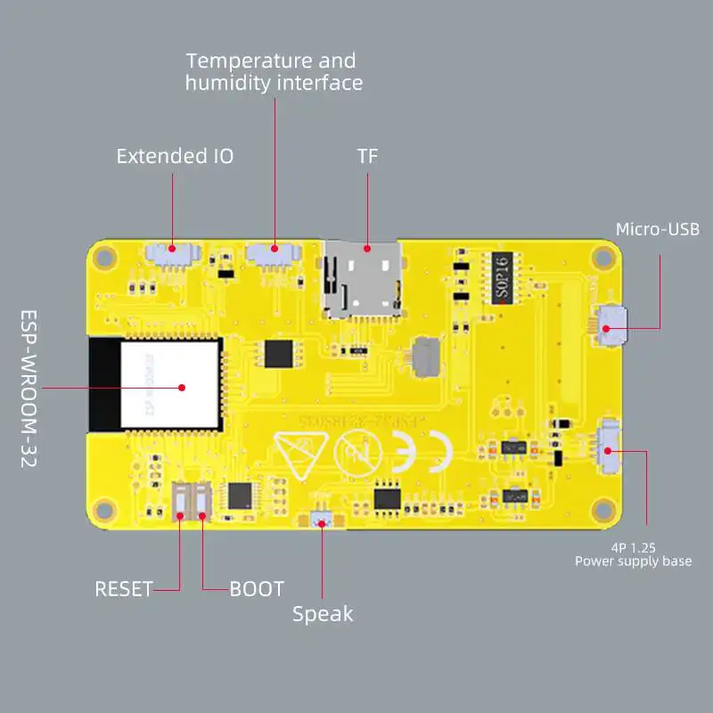 Smart Home Internet - ESP32-3248S035 โมดูลจอแสดงผล LCD อัจฉริยะขนาด 3.5 นิ้ว