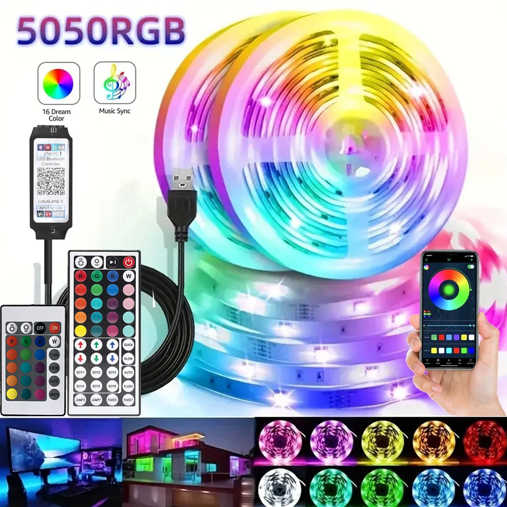 Smart Home Setup - ไฟ LED RGB อัจฉริยะสำหรับเล่นเกม แถบไฟ USB