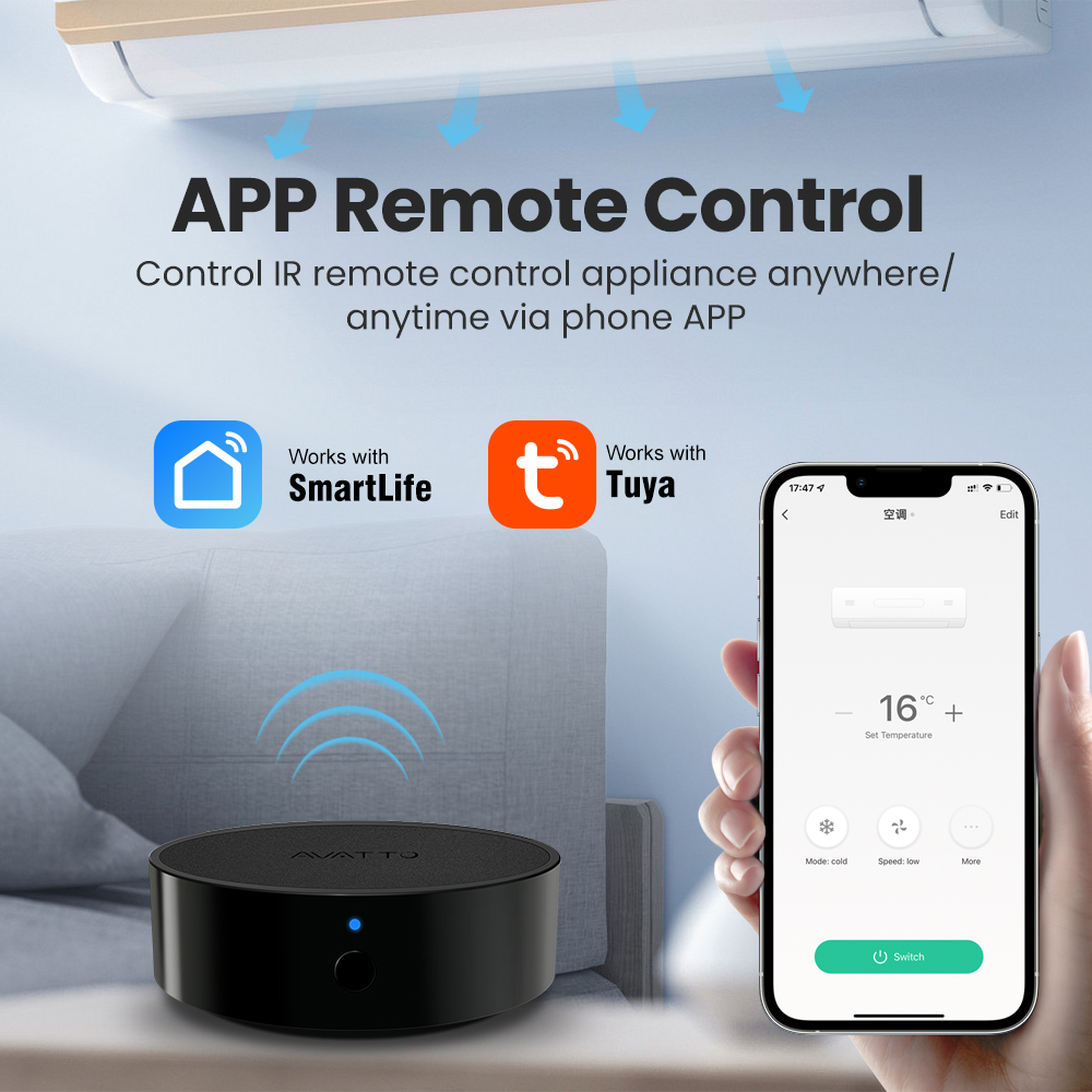 รีโมทคอนโทรลอัจฉริยะ AVATTO Tu - Smart Home Lg บทวิจารณ์และราคา