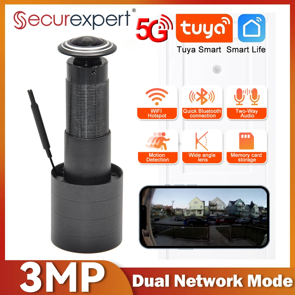 กล้องดูผ่านประตู 3MP HD 2.4G/5 - Smart Home Ezviz บทวิจารณ์และราคา