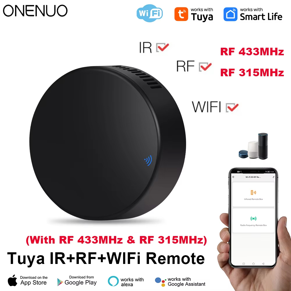 Tuya WiFi RF IR รีโมทคอนโทรล 4 - Smart Home Setup บทวิจารณ์และราคา