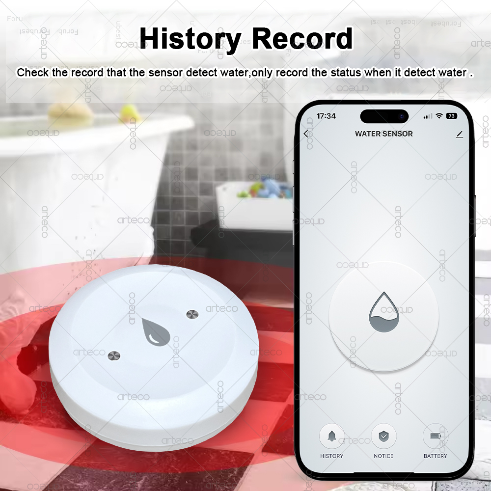 เซ็นเซอร์น้ำรั่ว Tuya Smart Zi - Smart Home Setup บทวิจารณ์และราคา