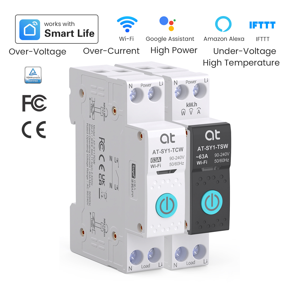 เบรกเกอร์วงจรไฟฟ้าอัจฉริยะ Tuy - Smart Home Internet บทวิจารณ์และราคา