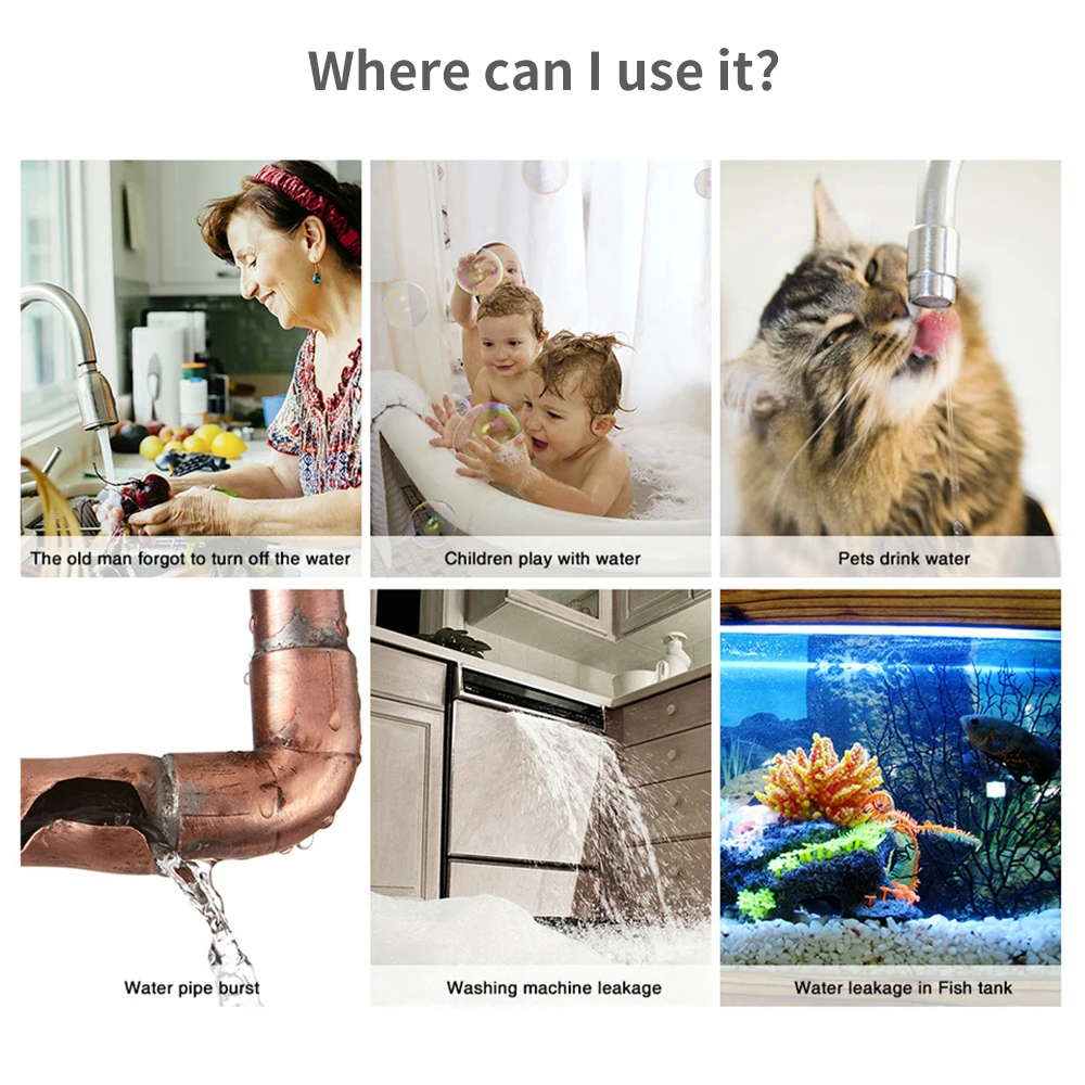 เซ็นเซอร์น้ำ Tuya WiFi Zigbee  - Smart Home Setup บทวิจารณ์และราคา