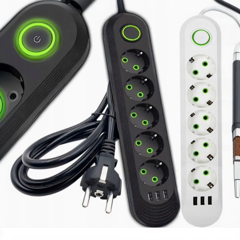 ปลั๊กไฟอัจฉริยะแบบ EU พร้อมสาย - Smart Power Strip บทวิจารณ์และราคา