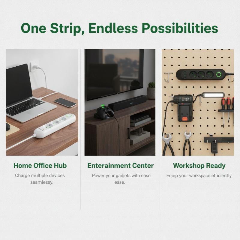 ปลั๊กไฟอัจฉริยะแบบ EU พร้อมสาย - Smart Power Strip บทวิจารณ์และราคา