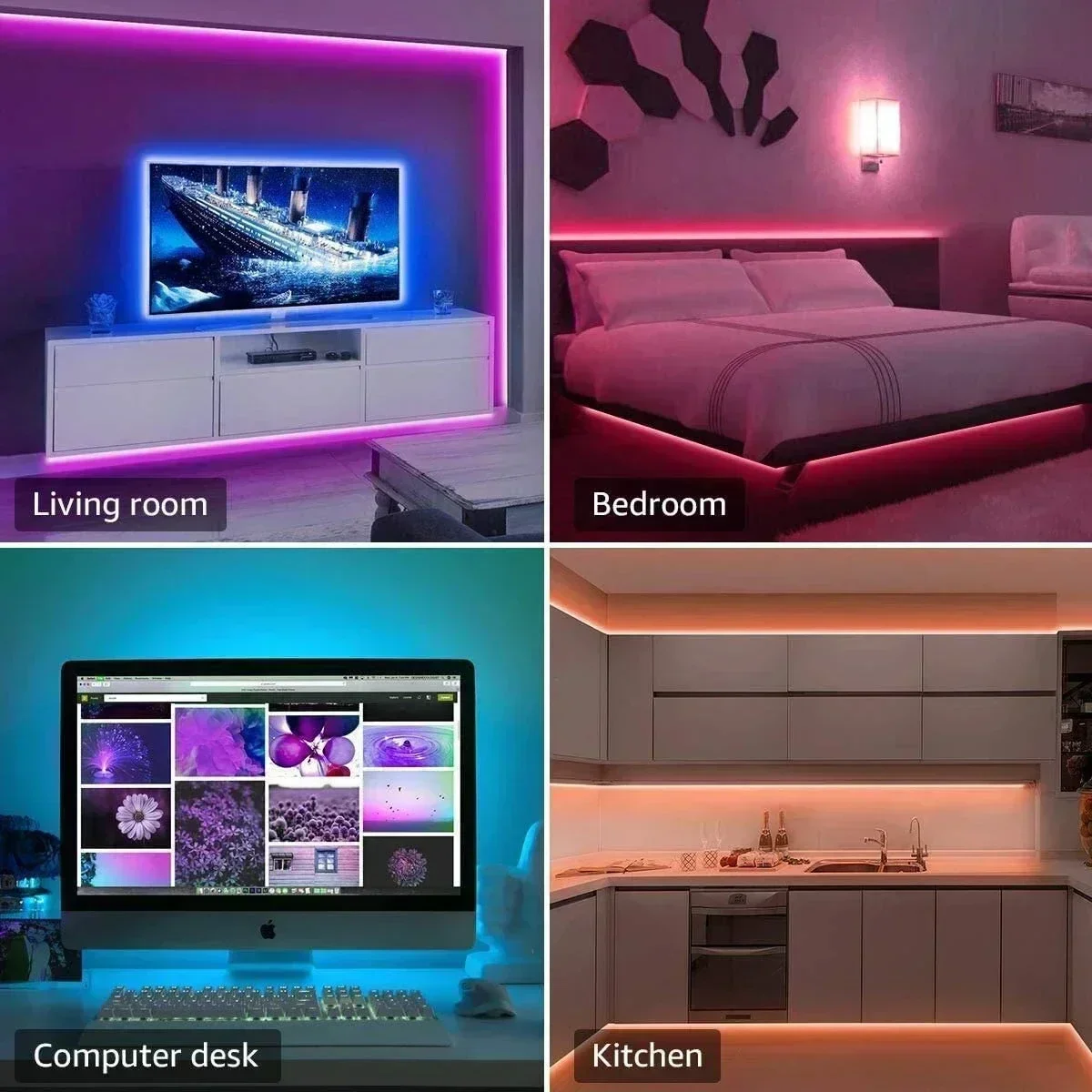 ไฟ LED RGB อัจฉริยะสำหรับเล่นเ - Smart Home Setup บทวิจารณ์และราคา