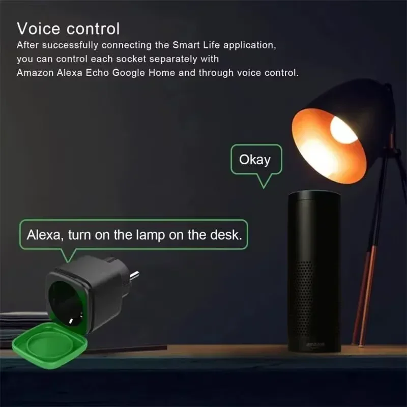 ปลั๊กไฟอัจฉริยะ Tuya EU 16A Wi - Smart Home Internet บทวิจารณ์และราคา