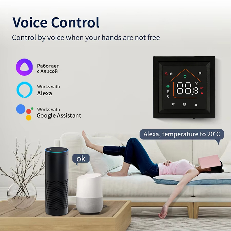 เทอร์โมสตัท WiFi อัจฉริยะ ใช้ง - Smart Home Setup บทวิจารณ์และราคา
