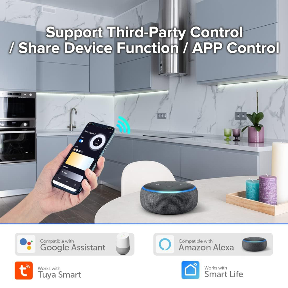 TUYA Zigbee คงที่ CCT LED Dimm - Smart Power Strip บทวิจารณ์และราคา
