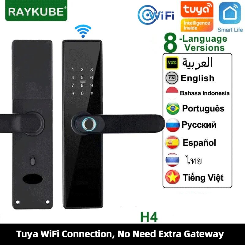 Tuya Wifi สมาร์ทล็อคลายนิ้วมือ - Smart Home Ezviz บทวิจารณ์และราคา