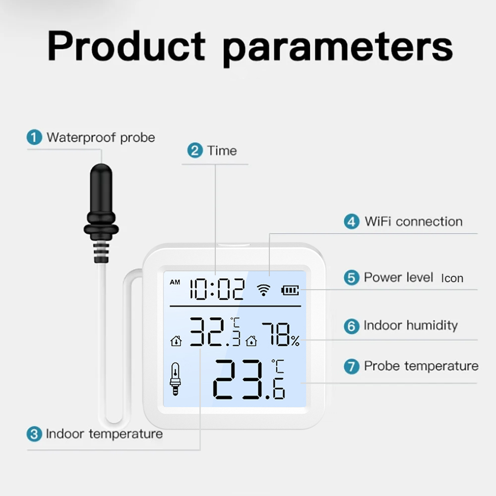 เซ็นเซอร์วัดอุณหภูมิและความชื้ - Smart Home Internet บทวิจารณ์และราคา