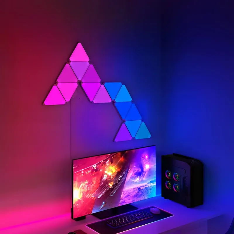 ไฟติดผนังรูปสามเหลี่ยม Banqcn  - Smart Home Setup บทวิจารณ์และราคา