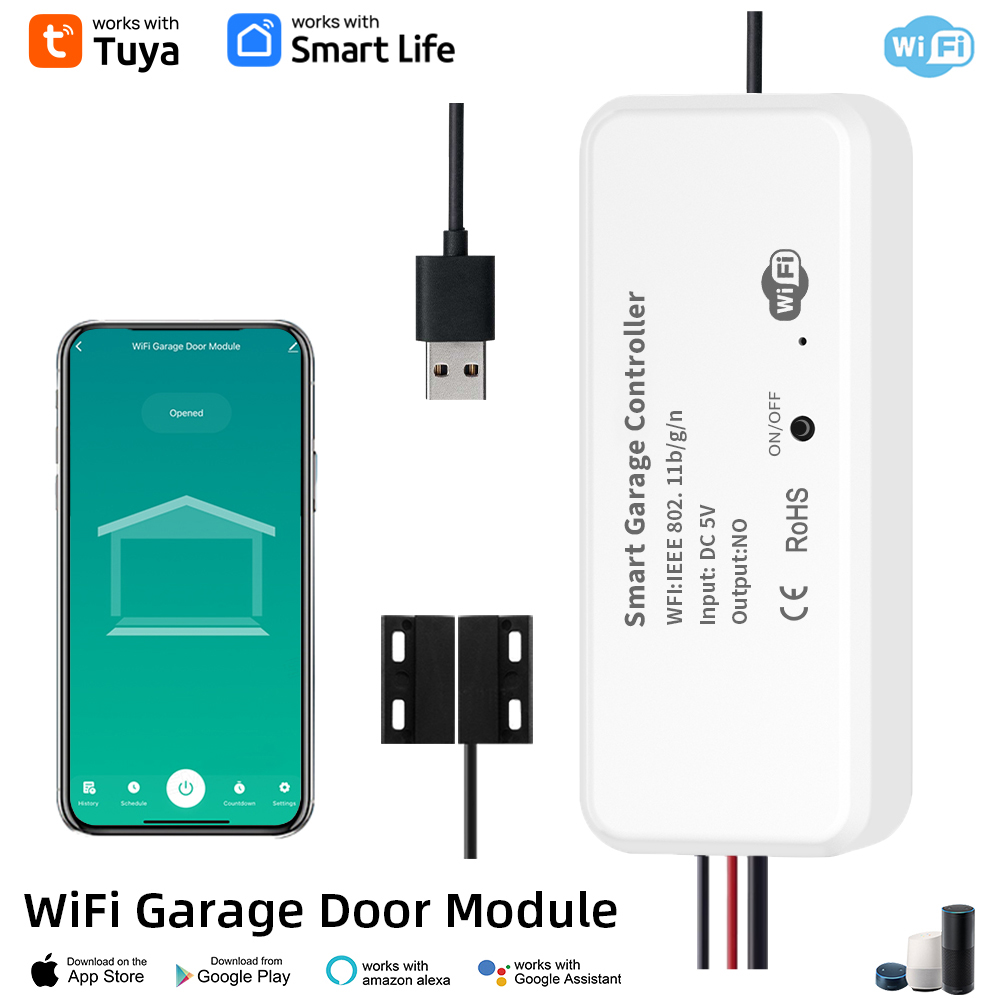 ที่เปิดประตูโรงรถอัจฉริยะ DC5V - Smart Garage Door Opener บทวิจารณ์และราคา